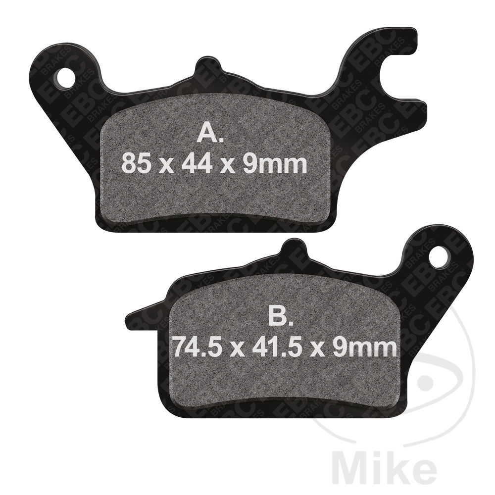 Levně EBC brzdové destičky Standard Scooter EBC YAMAHA MW 125 TRICITY 14-16, MW 125 A TRICITY ABS 15-16, MWD 300 TRICITY ABS 20-24, MWS 125 C TRICITY CBS