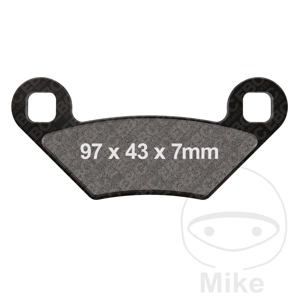 EBC brzdové destičky Standard EBC POLARIS SCRAMBLER 850 HO EFI 4WD 15, SCRAMBLER 850 XP HO EFI 4WD EPS 13, SCRAMBLER 850 HO EFI EPS 14, SCRAMBLER