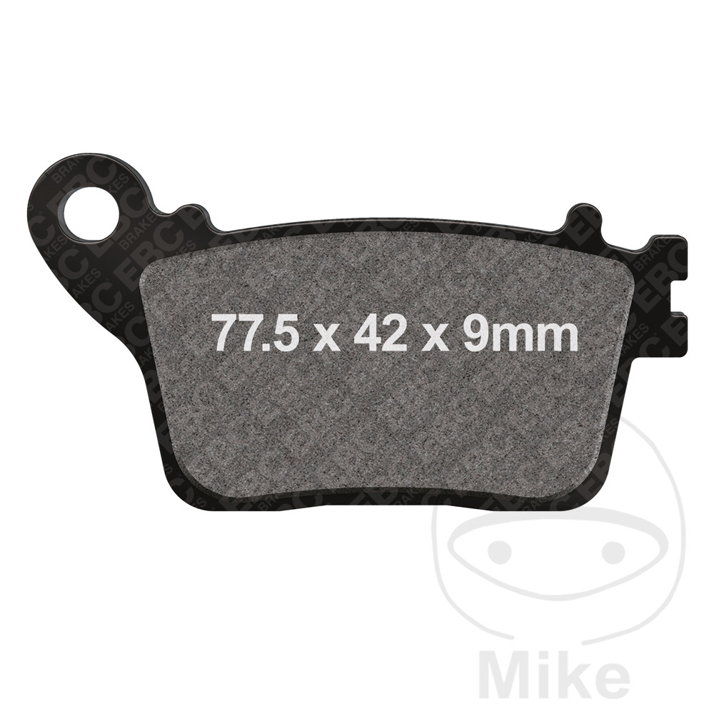 EBC brzdové destičky poloSinter V EBC HONDA CB 600 F HORNET 07-11, CBR 600 RR 07-16, CBR 600 RRA ABS 09-16, CBR 600 F 11-13, CBR 600 RRA (CBR600R3R)