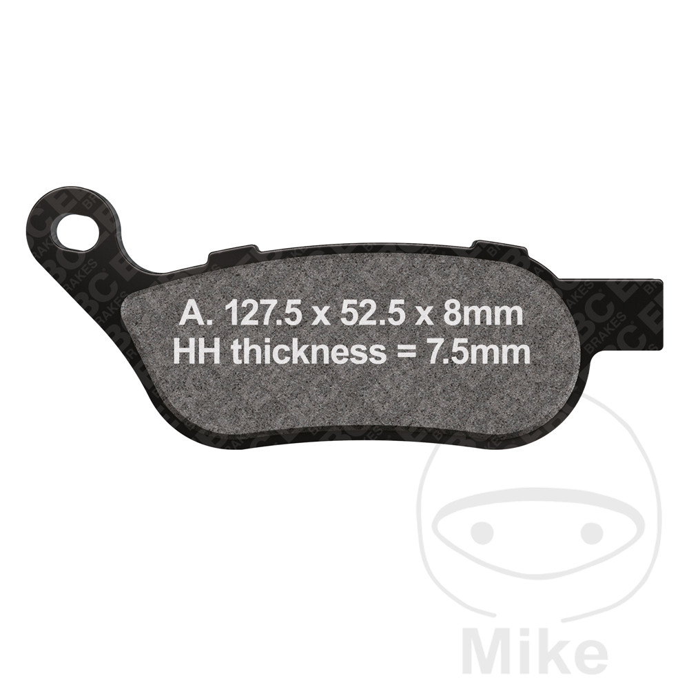 Levně EBC brzdové destičky poloSinter V EBC HARLEY DAVIDSON FLD 1690 DYNA SWITCHBACK ABS 12-16, DAVIDSON FLS 1690 SOFTAIL SLIM ABS 12-17, DAVIDSON FLSS 1800