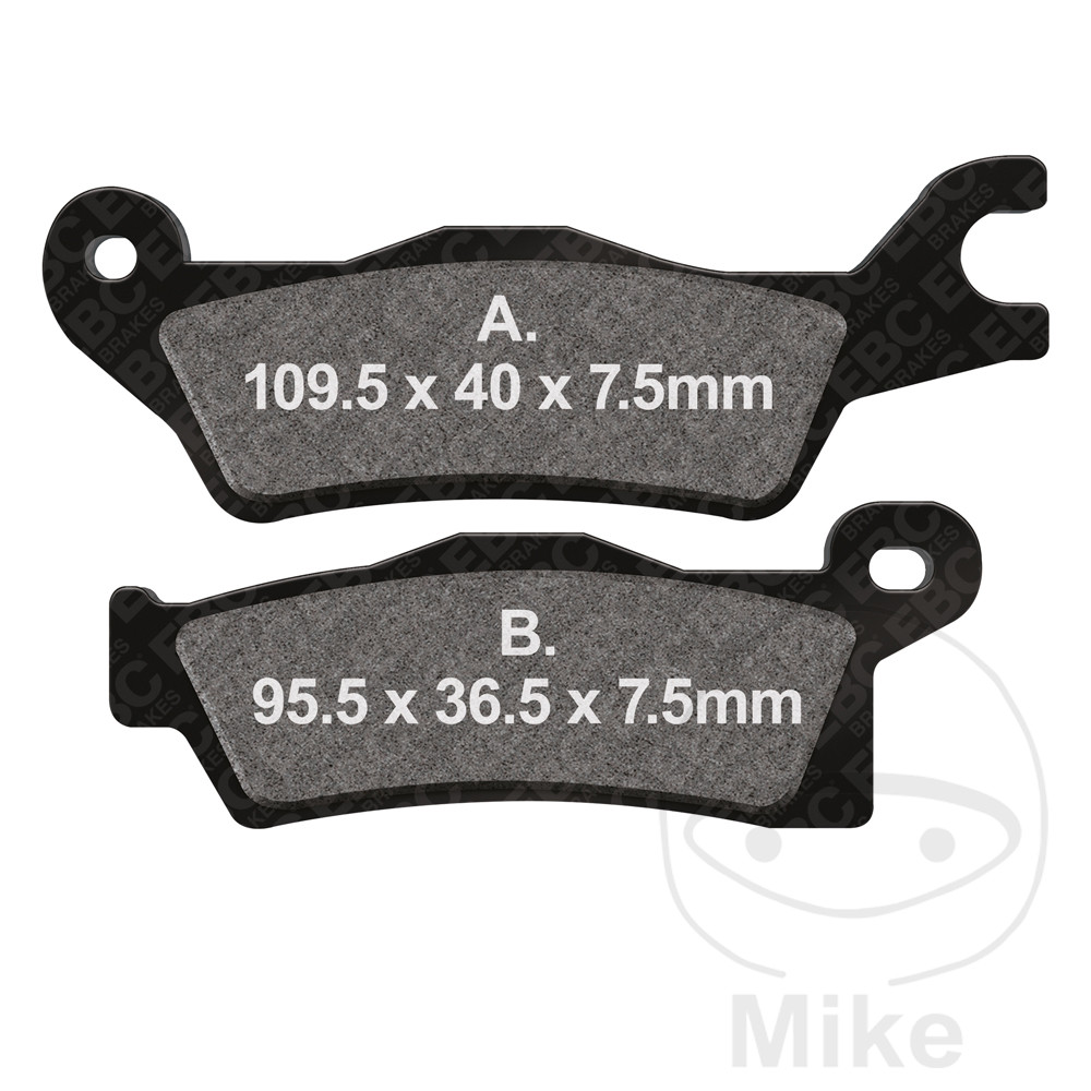 Levně EBC brzdové destičky Sinter R EBC nebo 7870024 CAN-AM OUTLANDER 450 6X6 19, OUTLANDER 450 ABS DPS 19, OUTLANDER 450 CE 21-23, OUTLANDER 450 XU CE