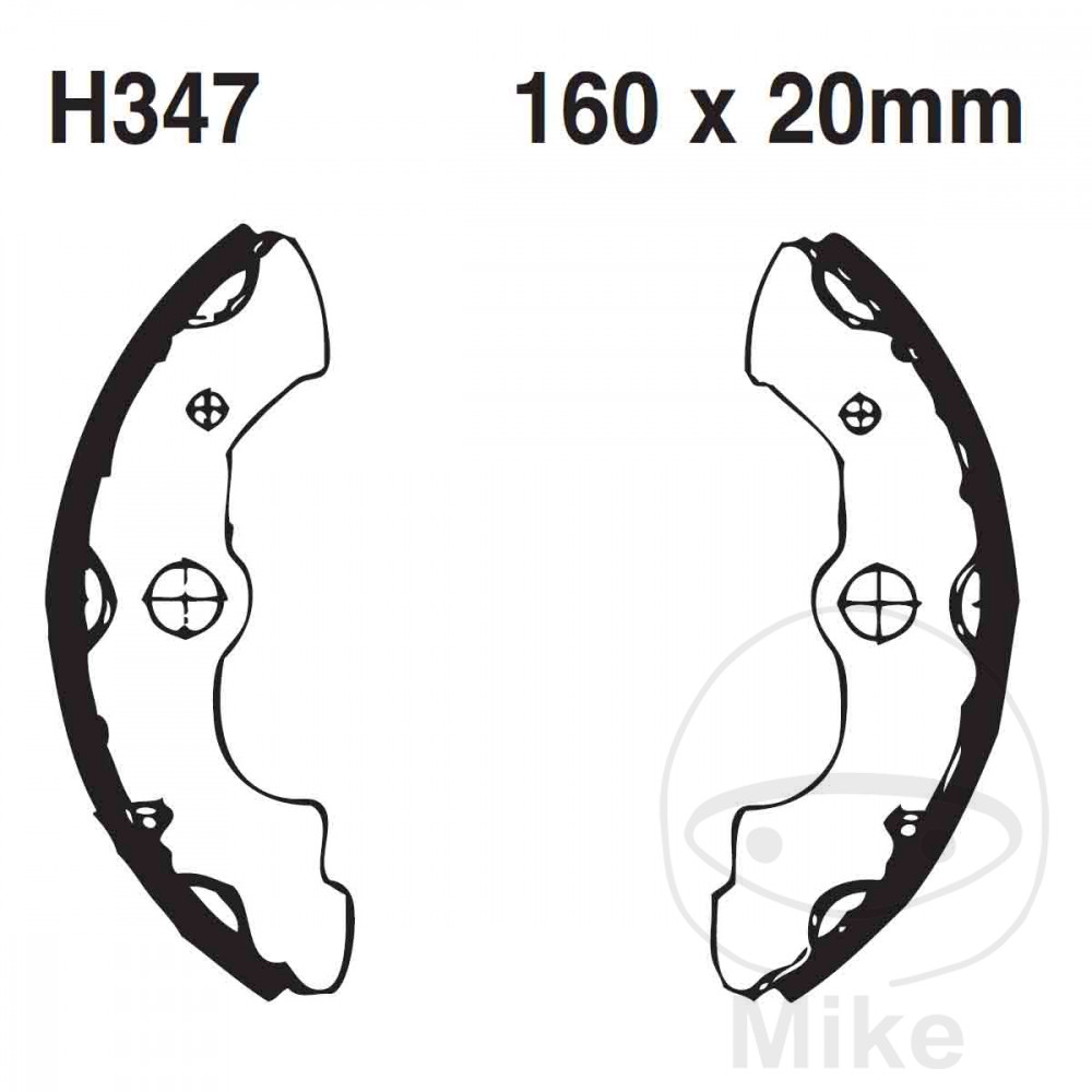 EBC brzdové čelisti s pružinou rýhované EBC rýhované HONDA TRX 350 TM FOURTRAX RANCHER 00-06, TRX 350 FM FOURTRAX RANCHER 00-06, TRX 350 TE FOURTRAX RANCHER ES ELECTRIC SHIFT 01-06, TRX 350 FE FOURTRAX RANCHER ES ELECTRIC SHIFT 00-06, TRX 400 FW FOURTRAX