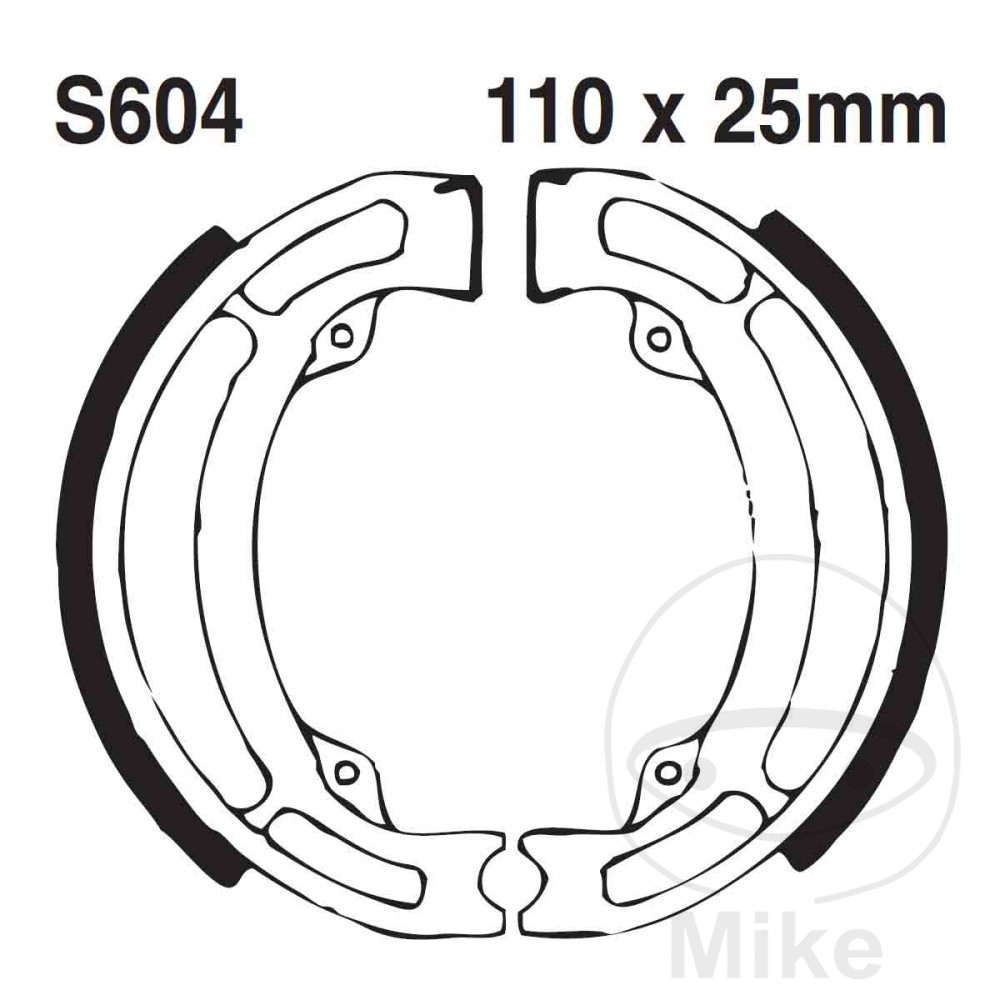 Levně EBC brzdové BACK s Pružina EBC gerillt KAWASAKI KFX 50 KSF KSF 2T 03-06, SUZUKI DR-Z 125 L 07-21, LT-A 50 QUADMASTER 02-05, LT-Z 50 4T QUADSPORT
