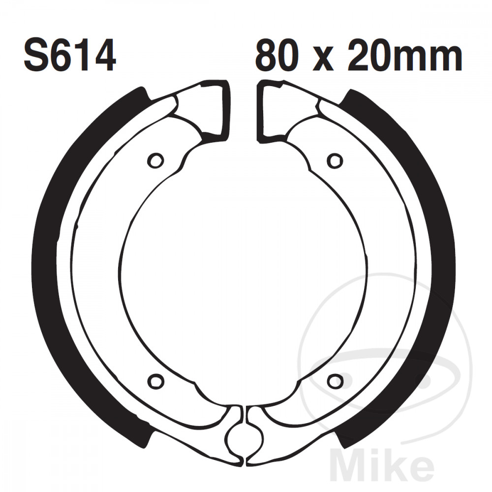 Levně EBC brzdové BACK s Pružina EBC gerillt E-TON DXL 90 U 2T SIERRA 03-05, KAWASAKI KFX 50 KSF KSF 2T 03-06, KFX 80 KSF 03-06, SUZUKI LT 50 02-03, LT 80