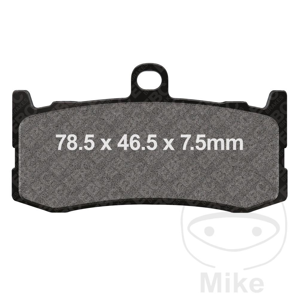 Levně EBC brzdové destičky Sinter GPFAX EBC TRIUMPH DAYTONA 675 09-13, DAYTONA 675 ABS 13-17