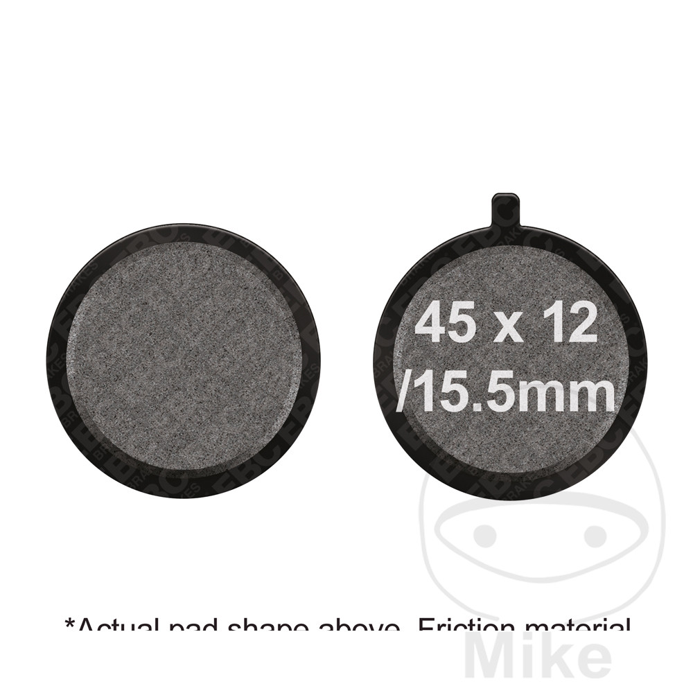 Levně EBC brzdové destičky Standard EBC YAMAHA FS1 50 DX 77-80, FS1G 50 DX 76, RD 50 78, RD 50 DX 75-80, RD 125 DX 75-77, RD 200 DX 75-77, RS 100 DX 79-80
