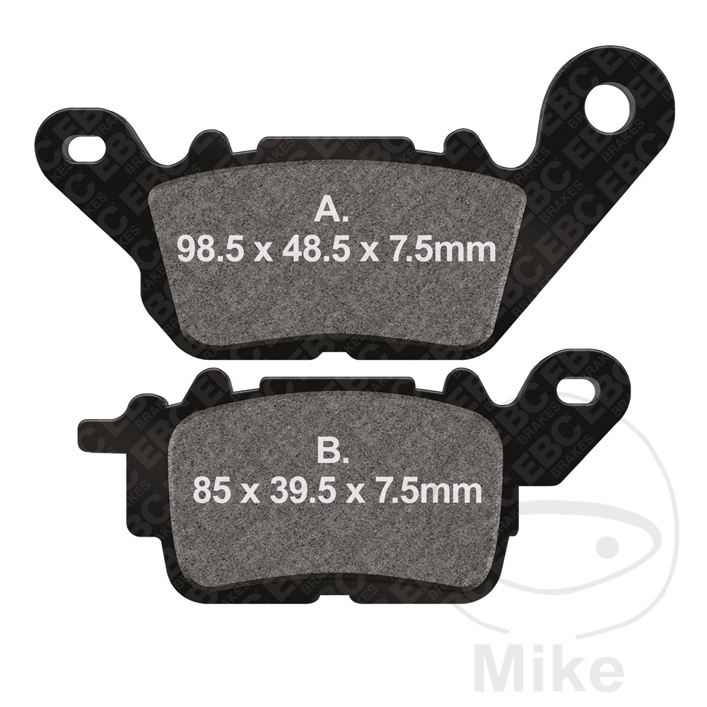 Levně EBC brzdové destičky Carbon SCO EBC MBK OCITO 125 OCITO ABS 15-18, YAMAHA ESS025 NEOS 22-25, ESS025B NEOS DUAL BATTERY 23-25, GPD 125 A NMAX ABS