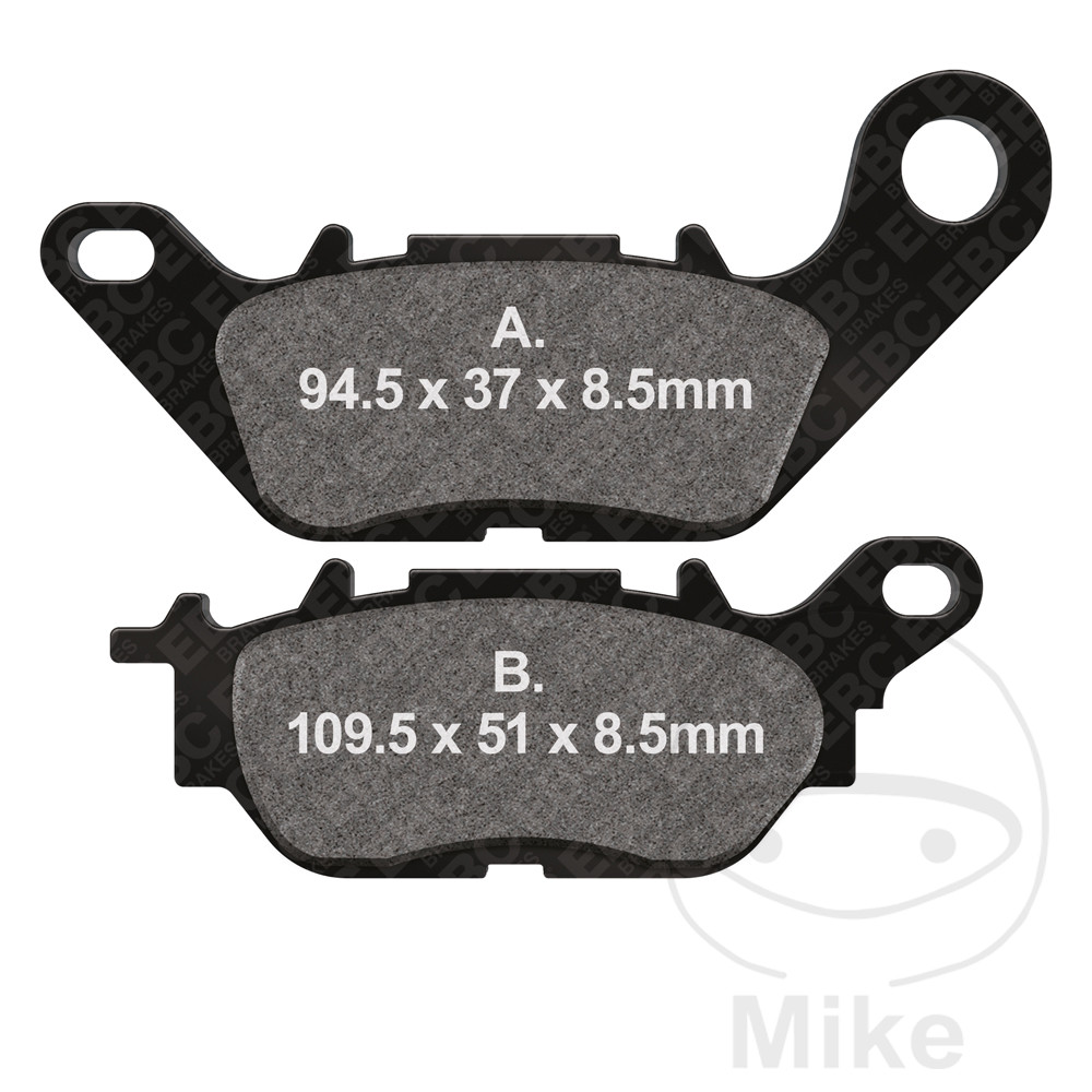 Levně EBC brzdové destičky Carbon SCO EBC MBK OCITO 125 OCITO ABS 15-18, YAMAHA GPD 125 A NMAX ABS 15-24, GPD 150 A NMAX 150 ABS 17-20, GPD 155 A NMAX ABS