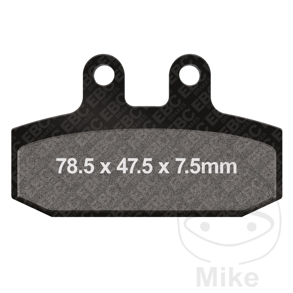 Levně EBC brzdové destičky Standard EBC nebo 7872054 APRILIA ATLANTIC 500 02-05, GRANDE 250 11-13, LEONARDO 250 99-01, LEONARDO 300 05-06, MANA 850 07-12,