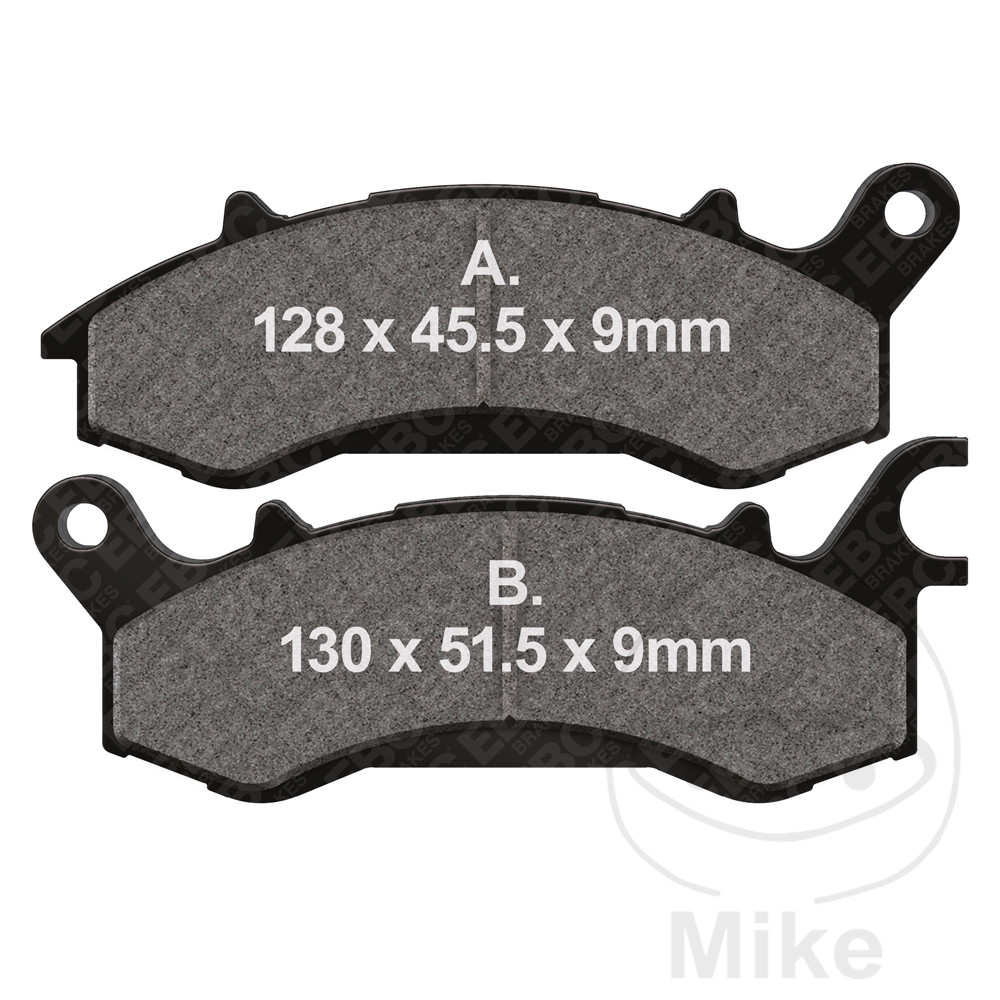 Levně EBC brzdové destičky standard EBC LEXMOTO LS-Z 125 CBS 22-24, RSS 125 CBS 23-25, RSS 125 SCRAMBLER ABS 24-25, MOTORHISPANIA BOGGA 125 ROCKER CBS