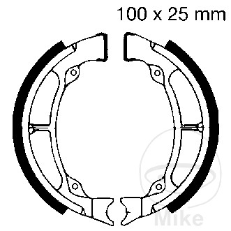 EBC brzdové BACK s Pružina EBC HYOSUNG SB 50 G CAB 97, SB 50 G GAMMA 98-99, SB 50 M SUPER CAB 06-08, SD 50 AVANTI 99-04, SF 50 B RACING 05-10, SF 50 RACING DOPPELSCHEINWERFER 99-04, SF 50 R RALLY 04-09...