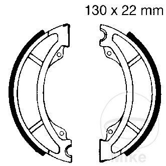 EBC brzdové čelisti s pružinou EBC YAMAHA TT 600 K 83-84, YZ 125 80-84, YZ 250 2T 80-84, YZ 465 80-81, YZ 490 82-84