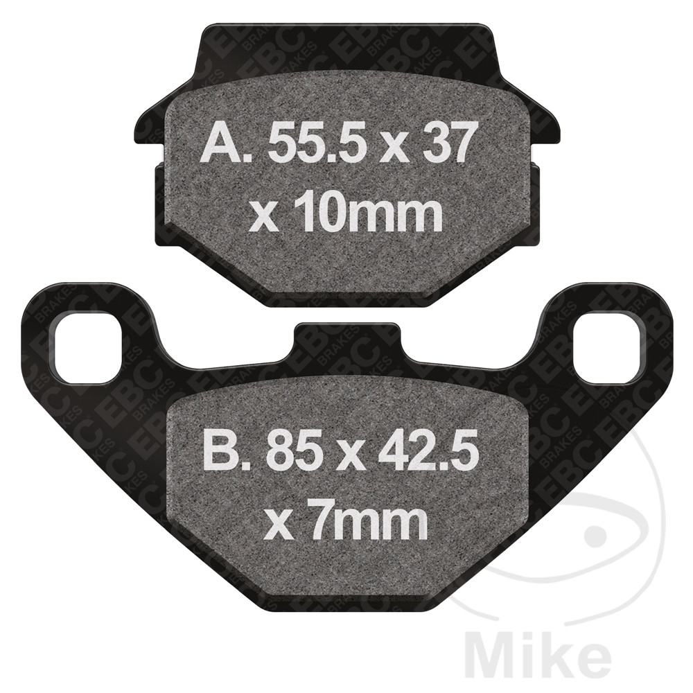 Levně EBC brzdové destičky Standard EBC nebo 7871486 KAWASAKI KLE 500 91-07, ZZR 250 90-03, TRITON REACTOR 450 R 08-16, REACTOR 450 R LOF 10-16