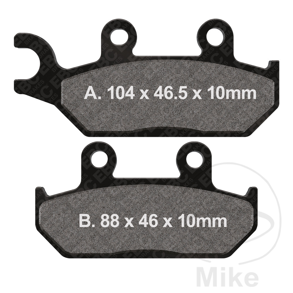 Levně EBC brzdové destičky Standard EBC nebo 7872419 YAMAHA XT 600 EH 90-03, XT 600 EN 90-95, XT 600 KH 91-95, XT 600 KN 91-95, XTZ 660 H TENERE 91-98, XTZ