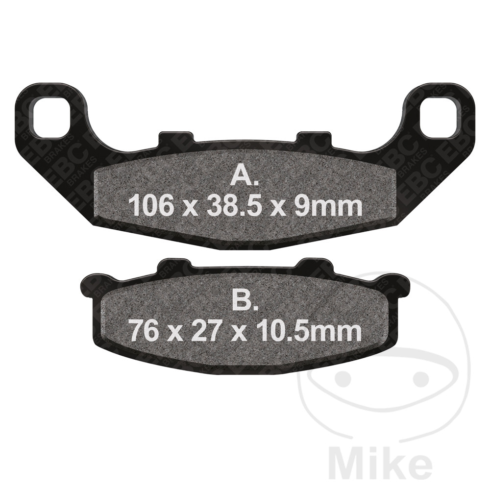 Levně EBC brzdové destičky Standard EBC nebo 7872450 KAWASAKI GPZ 500 S 94-03, KR-1 250 88-89, KR-1S 250 90-92, ZR 550 ZEPHYR 91-92, SUZUKI RGV 250 91-93