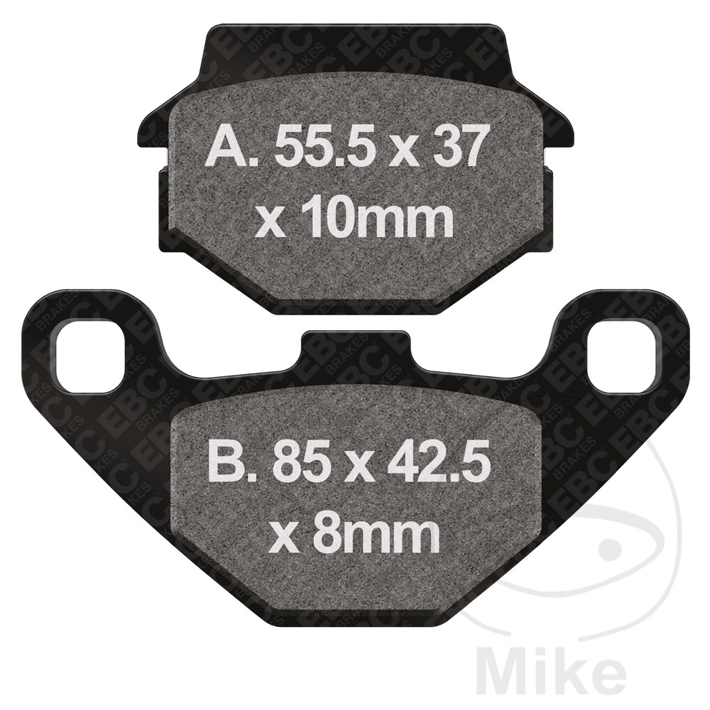 EBC brzdové destičky Sinter R EBC nebo 7872856 AEON COBRA 220 2WD 05-10, COBRA 300 S 2WD 14-16, COBRA 350 2WD 09-11, COBRA 400 SX SUPERCROSS 2WD