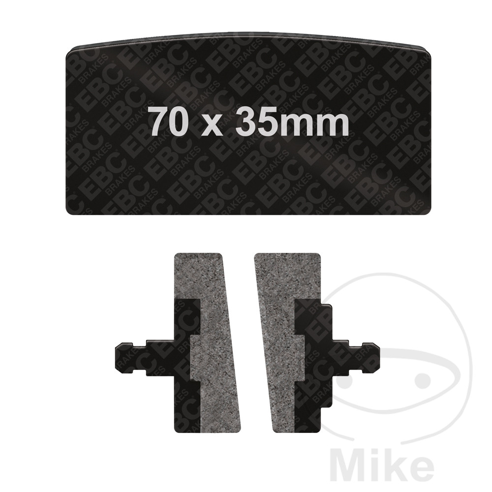 Levně EBC brzdové destičky poloSinter V EBC BMW R 60 /7 76-80, R 75 /6 73-76, R 75 /7 76-79, R 80 /7S 77-80, R 80 /7N 77-80, R 90 /6 73-76, R 90 S 73-76...