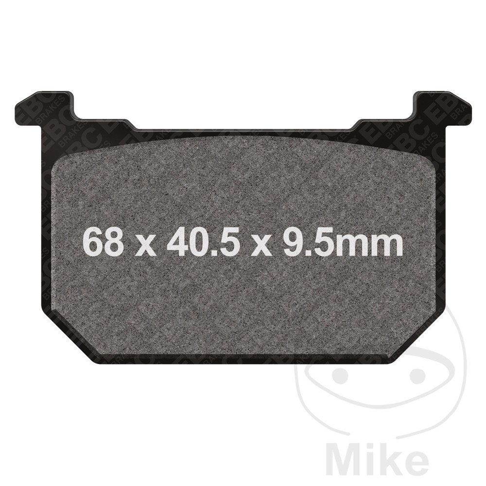 Levně EBC brzdové destičky poloSinter V EBC KAWASAKI GPZ 1100 81-82, GT 750 82-85, Z 250 81-82, Z 400 81-83, Z 400 GP 83, Z 440 81-83, Z 440 LTD BELT DRIVE