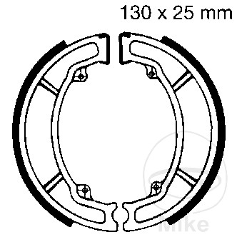 EBC brzdové čelisti s pružinou EBC nebo 7860042 HONDA CN 250 HELIX 86-90, CN 250 HELIX SPAZIO 91-99, ITALJET VELOCIFERO 50 95-00, PIAGGIO HEXAGON 250 GT 98-00