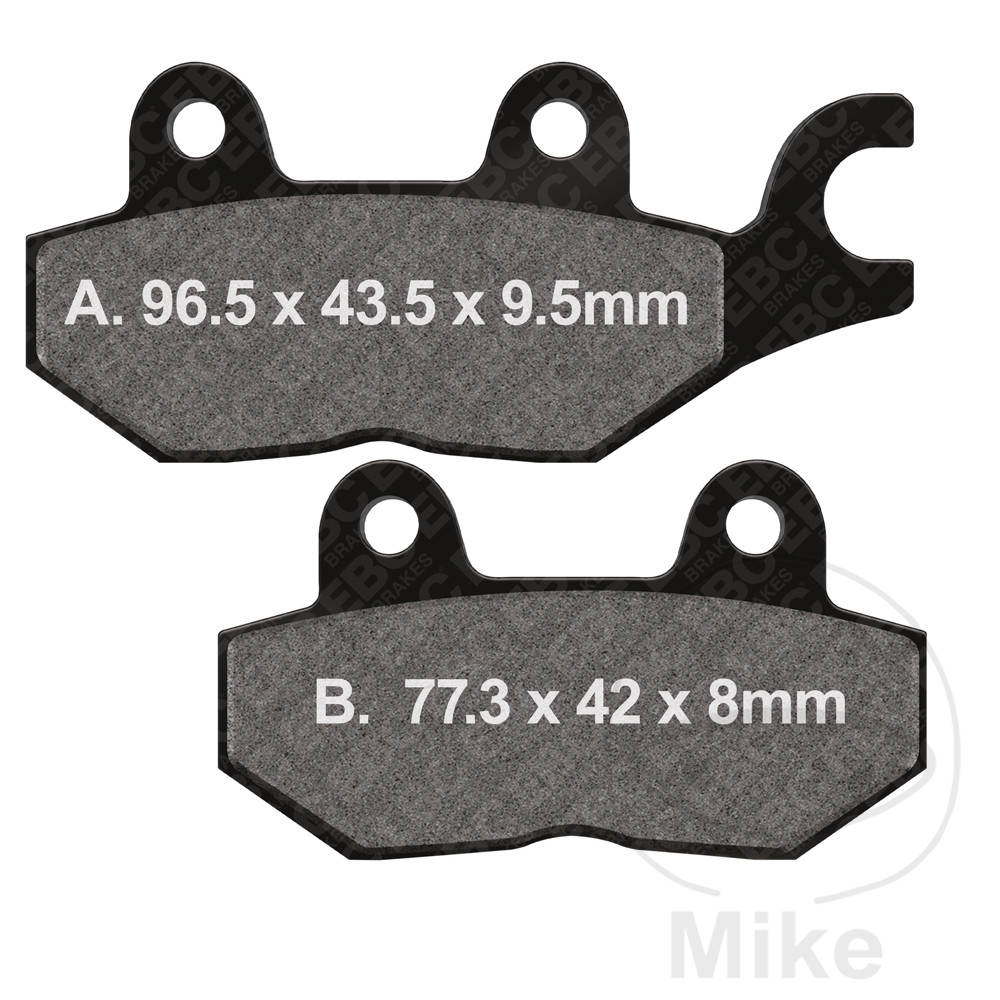 EBC brzdové destičky Standard EBC nebo 7872237 TRIUMPH DAYTONA 750 92, DAYTONA 900 93-96, DAYTONA 900 SUPER III 94-96, DAYTONA 1000 92, DAYTONA 1200 93-97, SPEED TRIPLE 750 97, SPEED TRIPLE 900 94-96...