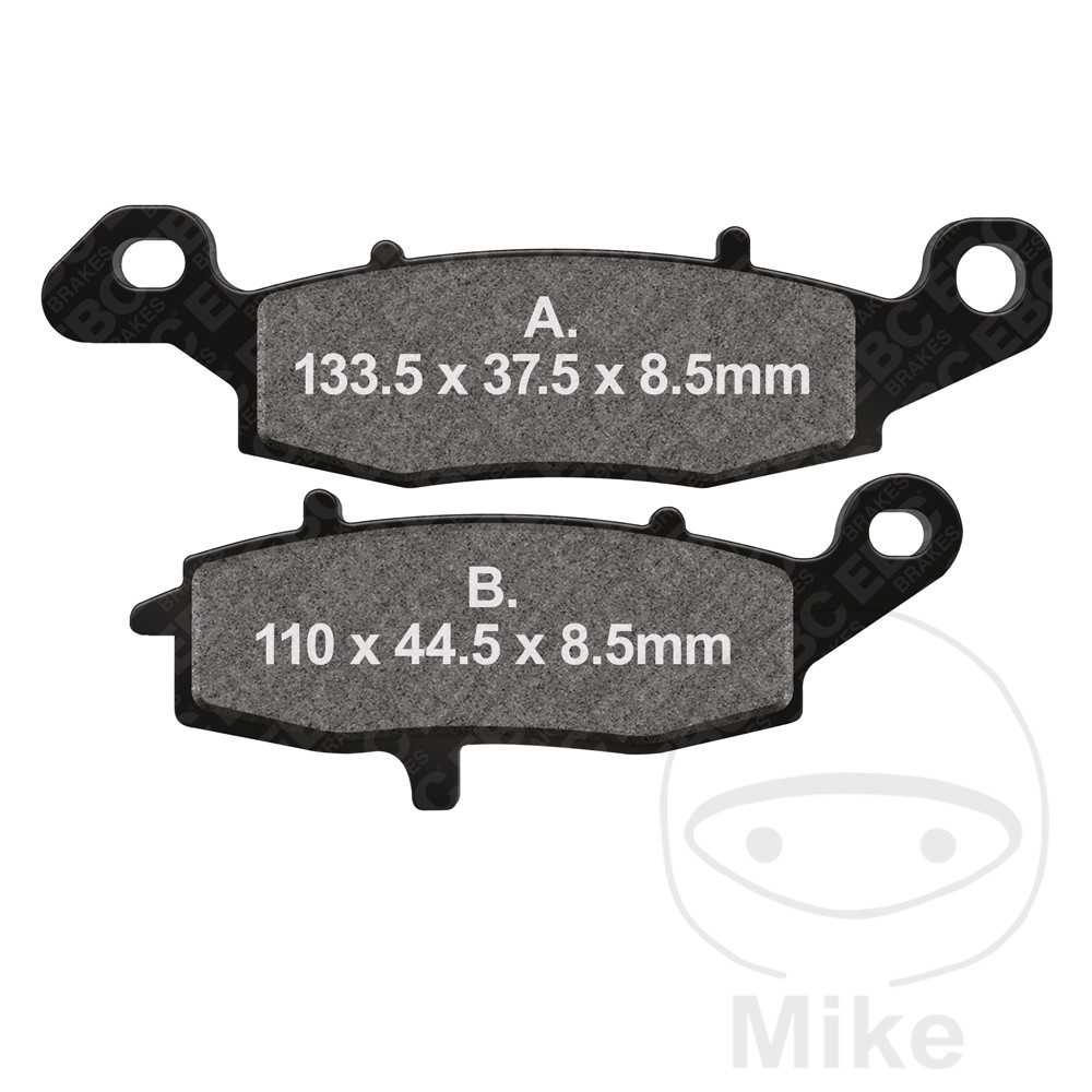 Levně EBC brzdové destičky Standard EBC nebo 7873177 CFMOTO NK 650 14-15, NK 650 ABS 15, TK 650 14-15, TK 650 ABS 15, KAWASAKI ER-6F 650 06-17, ER-6F 650