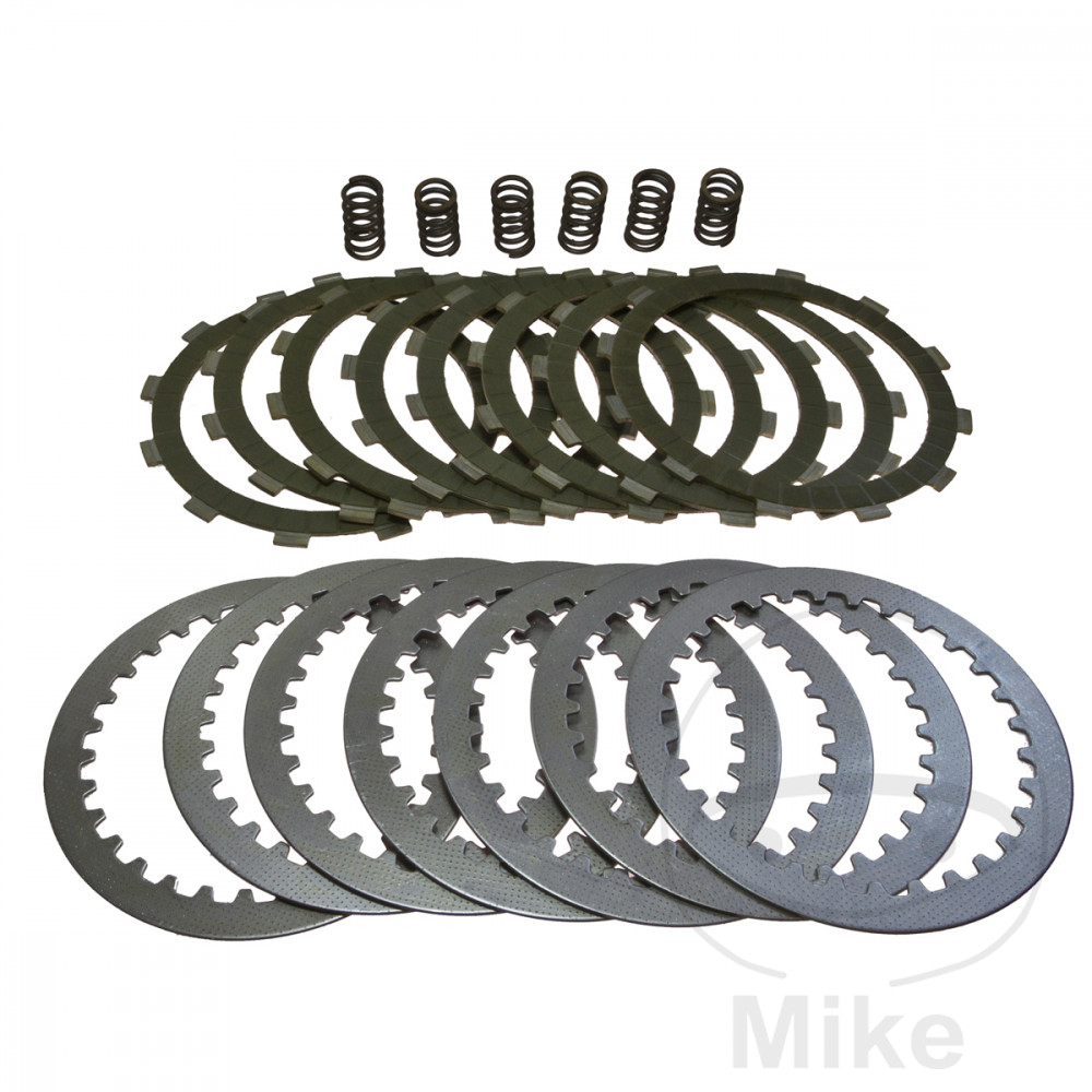 EBC Aramid Clutch Kit - Friction Plates + Springs + Steel Plates KAWASAKI GPZ 900 R NINJA ANTI DIVE 84-89, GPZ 900 R NINJA 90-94, VN 800 95-99, VN 800 CLASSIC 96-06, VN 900 CLASSIC 07-17, VN 900 CLASSIC SPECIAL EDITION 11-17, VN 900 CUSTOM 07-17...