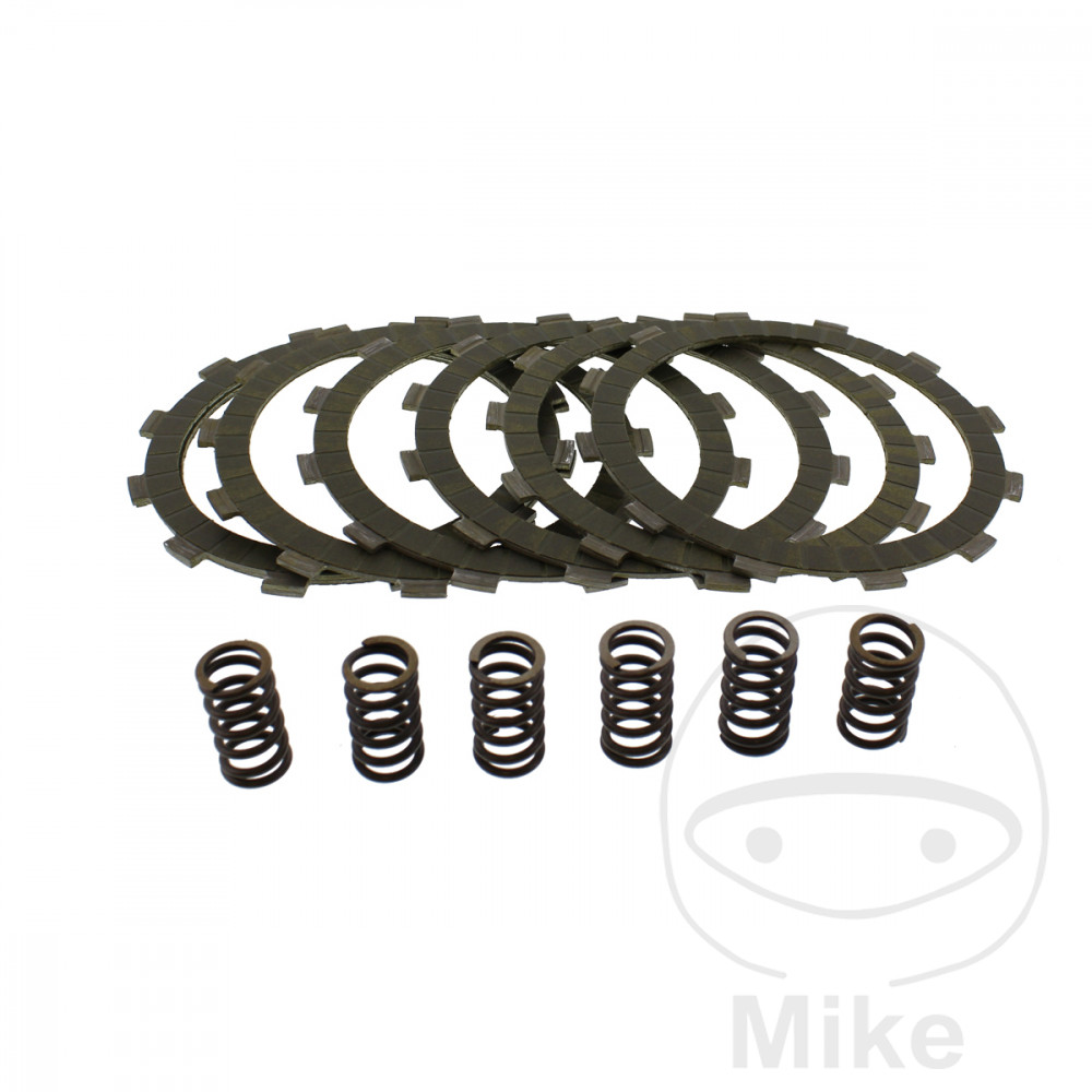 EBC ARAMID Clutch Plates + Springs KAWASAKI EN 450 LTD 85-89, EN 500 90-03, ER-6F 650 06-17, ER-6F 650 ABS 06-17, ER-6N 650 05-17, ER-6N 650 ABS 05-17, GPZ 500 S 87-03...