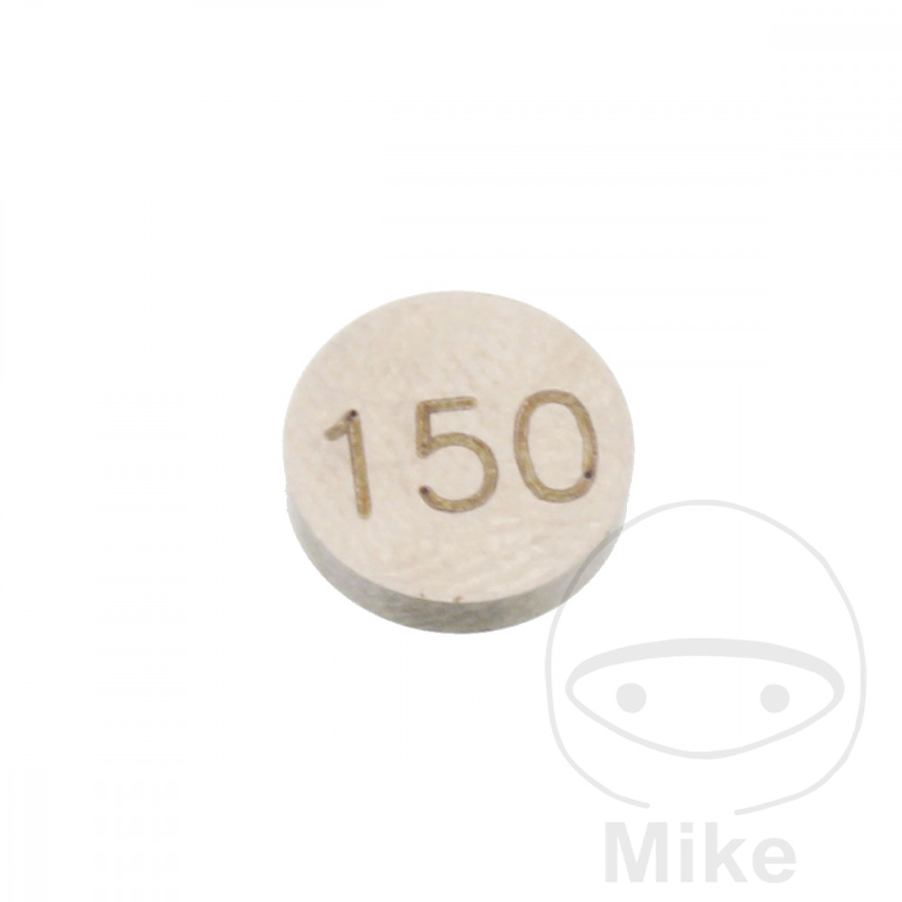 JMP valve shim 7.5 mm 1.50 PRX 7470294 Tourmax 7473580 CAGIVA RAPTOR 650 01-04, RAPTOR 650 IE 05-08, V-RAPTOR 650 01-05, GAS GAS EC 250 FSE 4T 10-11, GAS EC 250 F RACING 12-16, GAS EC 300 F RACING 12-16, HM-MOTO CRE-F 250 R IE 10-12...