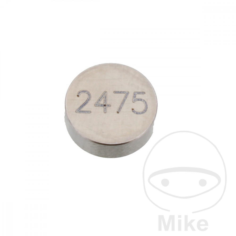 JMP valve shim 7.5 mm 2.475 PRX 7470337 CAGIVA RAPTOR 650 01-04, RAPTOR 650 IE 05-08, V-RAPTOR 650 01-05, GAS GAS EC 250 FSE 4T 10-11, GAS EC 250 F RACING 12-16, GAS EC 300 F RACING 12-16, HM-MOTO CRE-F 250 R IE 10-12...