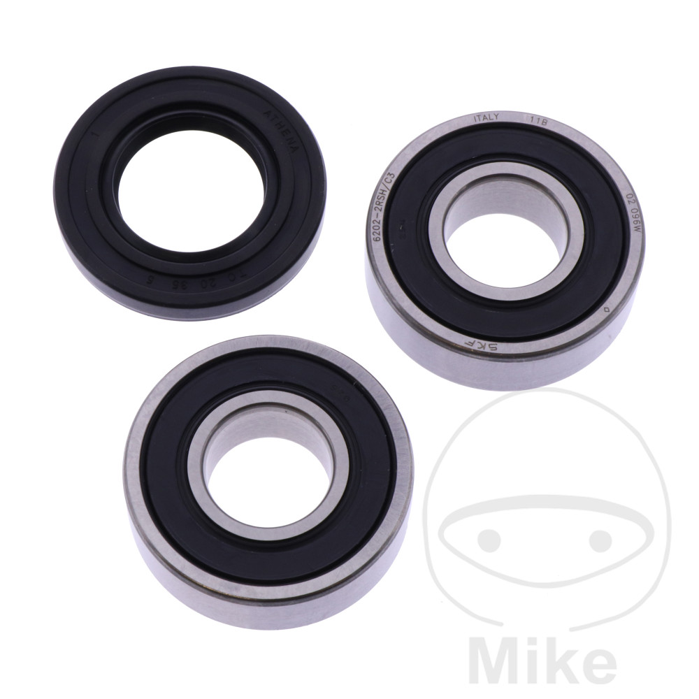 Mahle ložisko kola sada Kompletní včetně gufer KAWASAKI KLX 250 09-17, SYM JOYRIDE 300 16 TCS EURO5 ABS 23-25, YAMAHA DT 80 LC II 85-97, DT 125 RE 04-06, DT 125 RE MX EVERTS 05-06, DT 125 R 91-96, DT 125 RH 97-03...