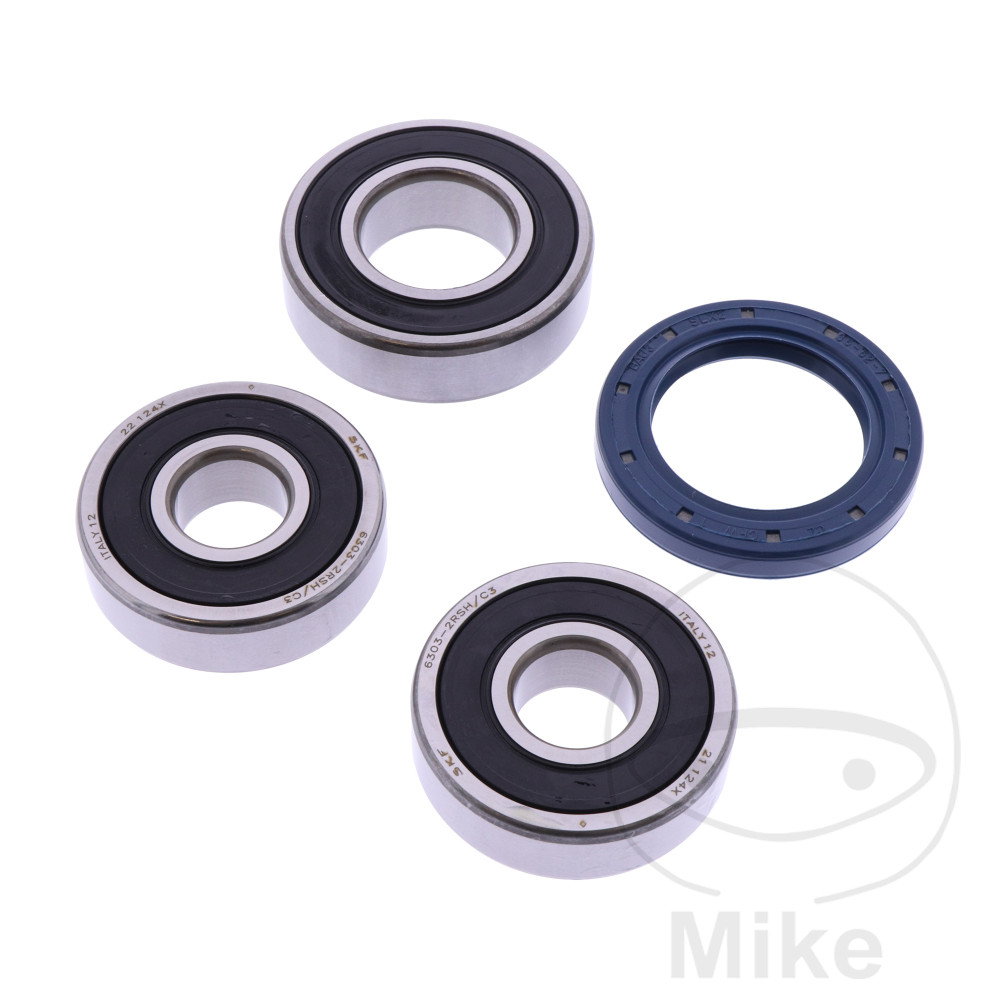 JMP ložisko kola sada Kompletní včetně gufer KAWASAKI EN 500 96-03, GPZ 305 BELT DRIVE BELT DRIVE 84-89, GPZ 500 S 87-03, KH 400 76-78, VN 800 DRIFTER