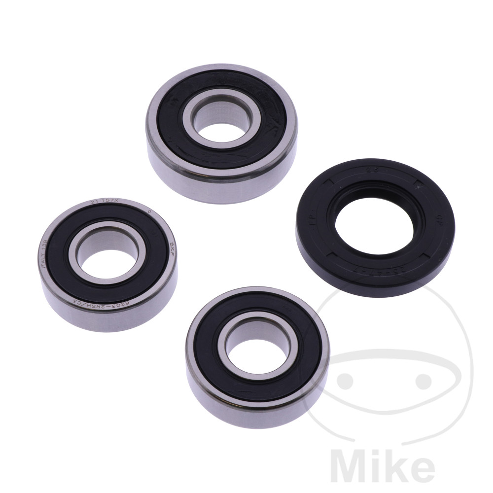 JMP ložisko kola sada Kompletní včetně gufer YAMAHA TW 125 H TRAILWAY 01-04, TW 125 N TRAILWAY 80 KM/H 01-03, XJ 750 84-85, XJ 900 83-86, XJ 900 F