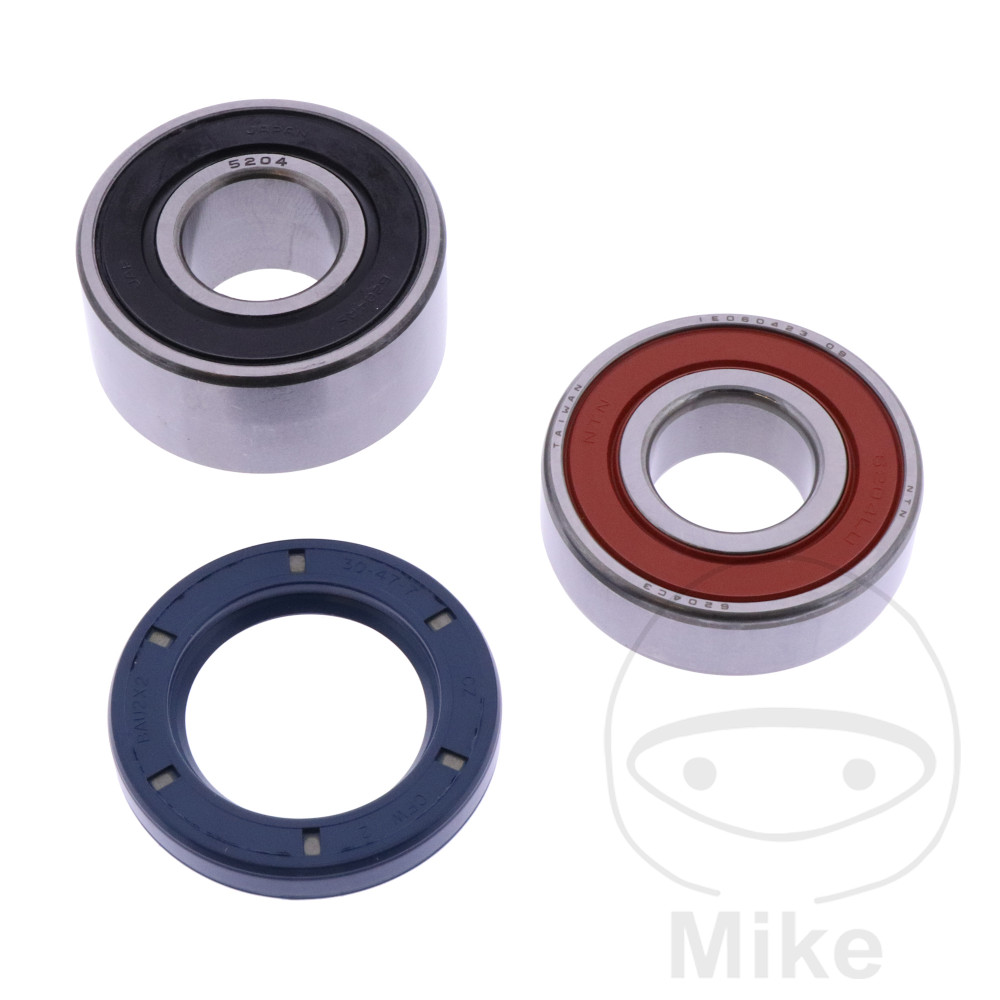 JMP ložisko kola sada Kompletní včetně gufer BMW K 1200 RS 5,0 PALCŮ RÁFEK ABS 97-05, K 1200 RS 5,5 PALCŮ RÁFEK ABS 97-05, K 1200 LT ABS 99-09, K 1200 GT ABS 03-08, R 850 C ABS FLACHLENKER 98-01, R 850 C ABS HOCHLENKER 98-01, R 850 C ABS LENKER BRE