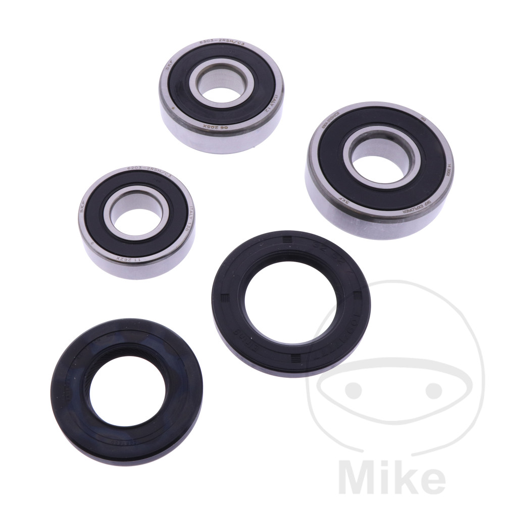 JMP ložisko kola sada Kompletní včetně gufer YAMAHA FZ 600 86-88, SRX 600 H 86-89, SRX 600 N 86-89, SRX 600 87, XJ 600 H 84-91, XJ 600 N 84-91