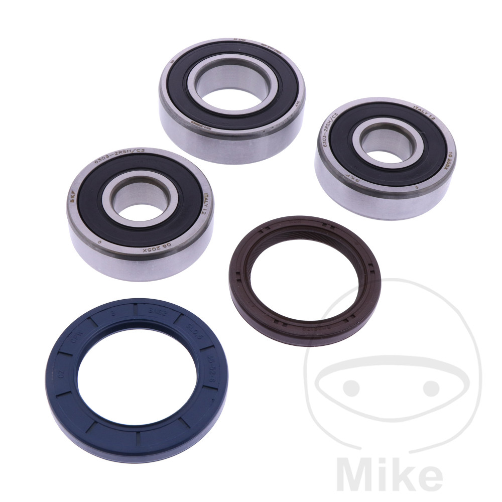 JMP ložisko kola sada Kompletní včetně gufer TRIUMPH BONNEVILLE 800 01-06, BONNEVILLE 800 AMERICA 02-06, BONNEVILLE 800 BLACK 06, BONNEVILLE 800 T100 03-04, BONNEVILLE 800 T100 CENTENNIAL 02, BONNEVILLE 865 07, BONNEVILLE 865 EFI 08-16...