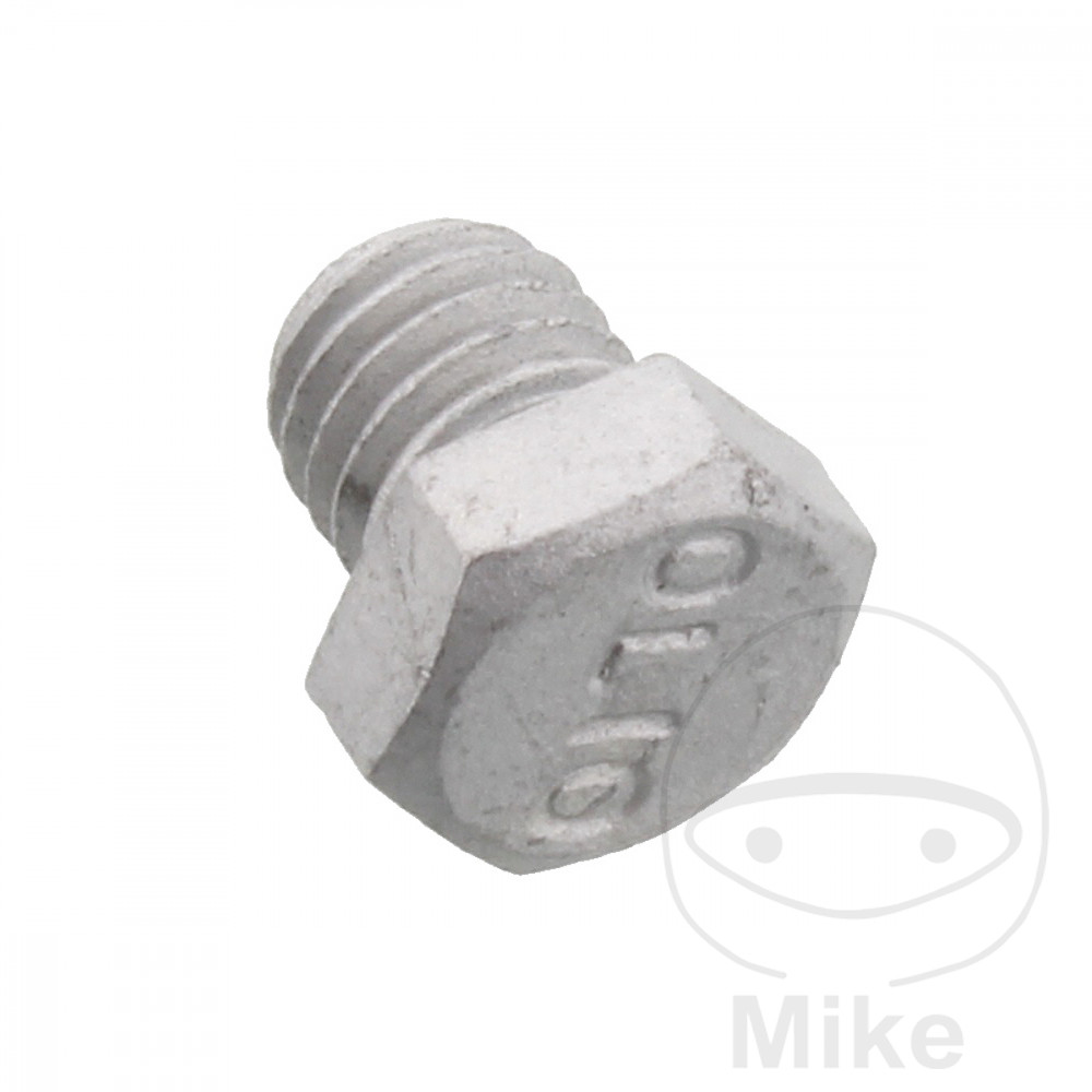 JMP vypouštěcí šroub oleje M8X1.25 mm DERBI GP1 50 LC 02-04, LML ORIGINALE 125 2T 00-01, ORIGINALE 150 2T 00-01, STAR 125 2T DELUXE 12-15, STAR 150 2T 12, PIAGGIO APE 50 DODÁVKA 09-19, APE 50 P DODÁVKA 80-85...