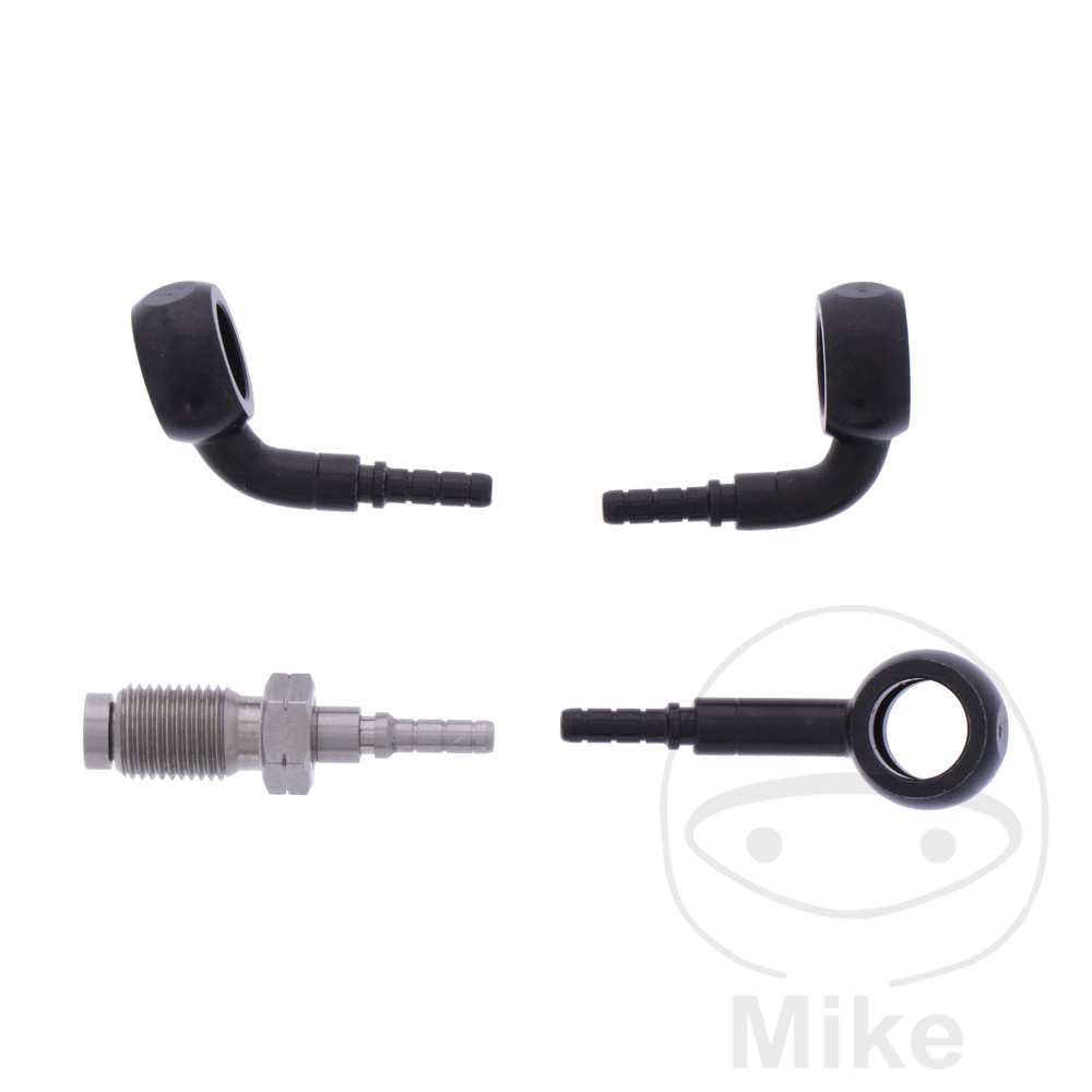 Levně JMP brzdové hadice brzdová sada ANSCHL černá 2TLG BMW K 1200 RS 5,0 PALCŮ RÁFEK ABS 97-00