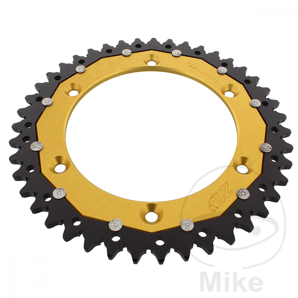 Levně ZF Sprockets rozeta Dual 43Z typ 520 zlatá ZF vnitřní průměr 136 rozteč děr 156 BETA RR 125 LC 2T RACE 25-26, RR 125 LC 2T RACING 24, RR 200 LC 2T