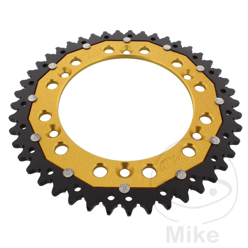 ZF Sprockets rozeta Dual 45Z typ 520 zlatá ZF vnitřní průměr 136 rozteč děr 156 BETA RR 125 LC 2T RACE 25-26, RR 125 LC 2T RACING 24, RR 200 LC 2T RACE 26, RR 250 4T ENDURO 05-07, RR 350 4T ENDURO 11-12, RR 350 4T FACTORY 12-14, RR 350 EFI RACE 25-26...