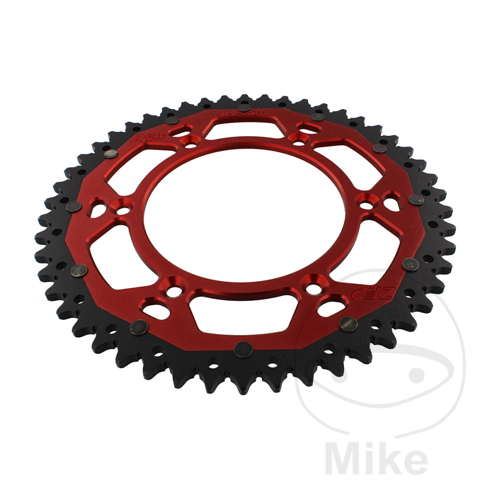 ZF Sprockets rozeta Dual 50Z typ 520 červená ZF vnitřní průměr 125 rozteč děr 153 HM-MOTO CRE-F 250 R IE 10-13, CRE-F 250 X 04-10, CRE-F 250 X IE 07-08, CRE-F 290 X IE 07-08, CRE-F 300 R IE 12-13, CRE-F 300 X 08-10, CRE-F 450 R IE 09-13...