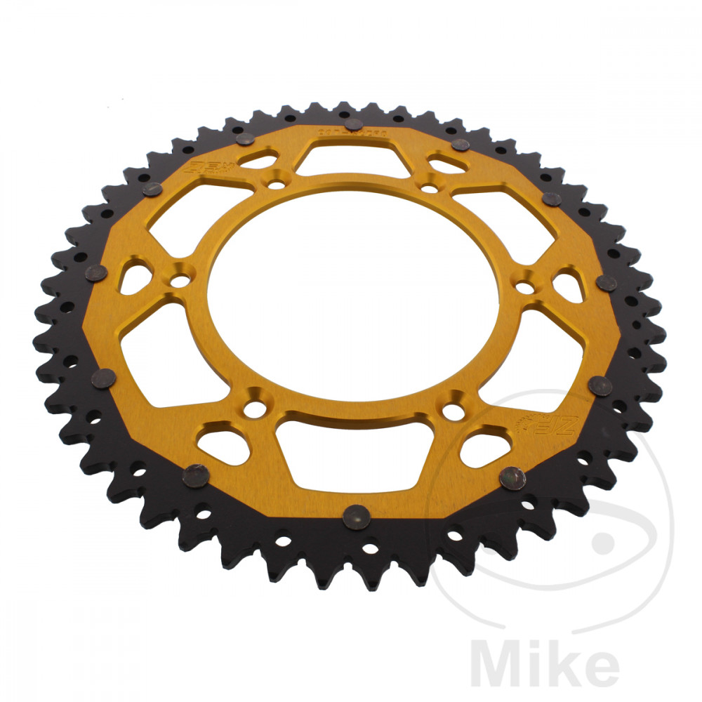 Levně ZF Sprockets rozeta Dual 52Z typ 520 zlatá ZF vnitřní průměr 125 rozteč děr 150 BETA ALP 40 350 FARBE ROT 24-25, ALP 40 350 FARBE WEISS 24-25, ALP X