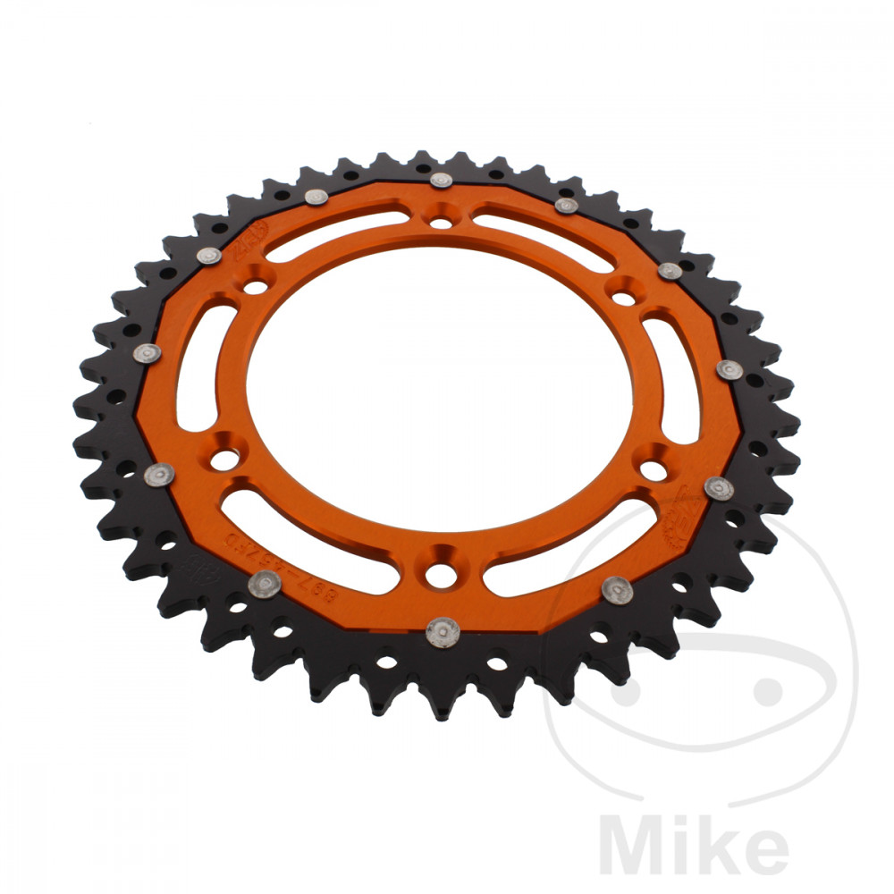 Levně ZF Sprockets rozeta Dual 45Z typ 520 oranžová ZF vnitřní průměr 125 rozteč děr 150 BETA ALP 40 350 FARBE ROT 24-25, ALP 40 350 FARBE WEISS 24-25, ALP