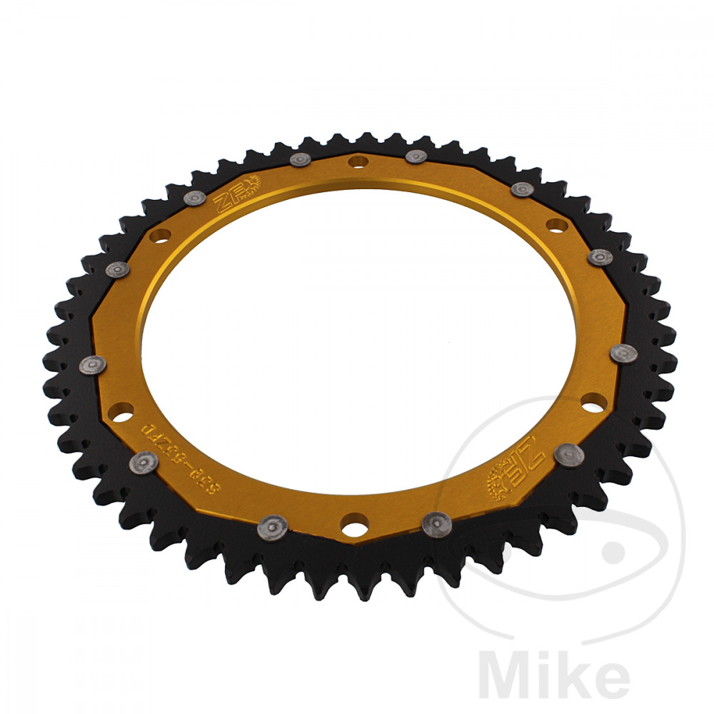 Levně ZF Sprockets rozeta Dual 53Z typ 428 zlatá ZF vnitřní průměr 152 rozteč děr 175 YAMAHA DT 125 RE 04-06, DT 125 RE MX EVERTS 05-06, DT 125 X 05-06, DT