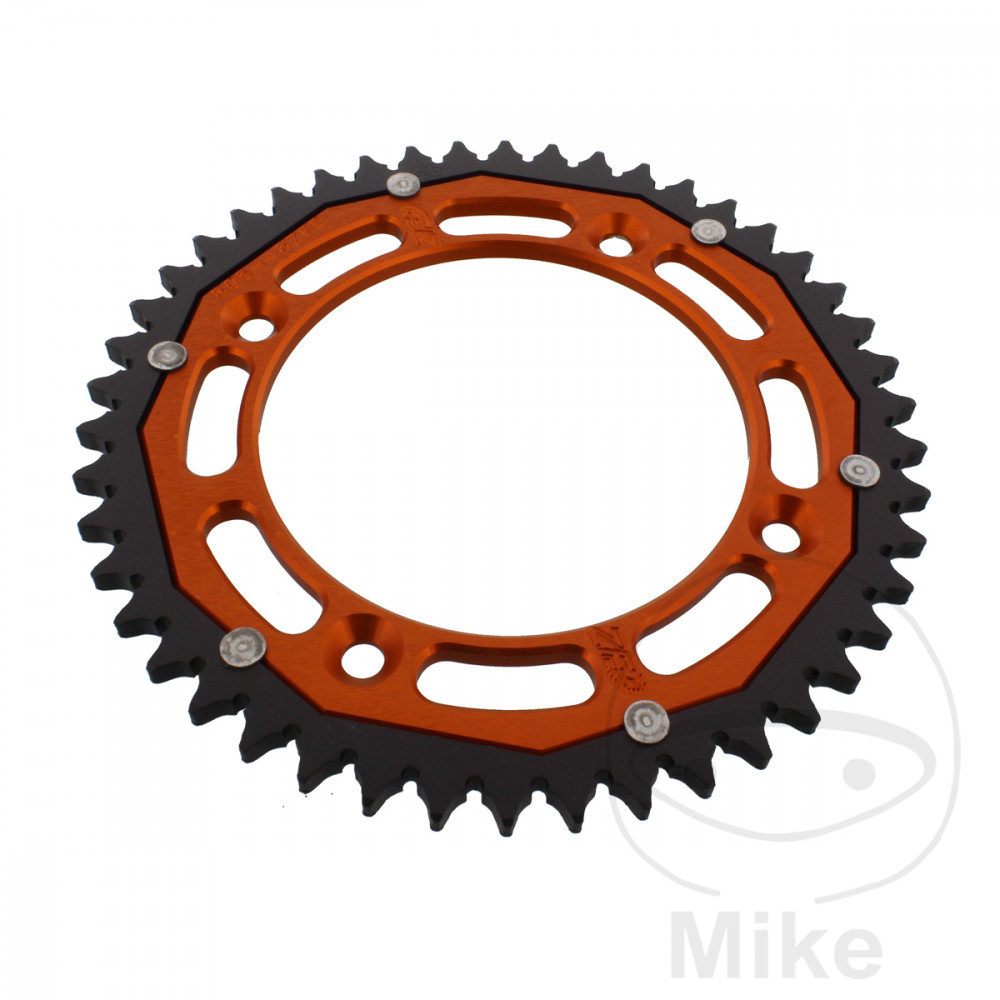 Levně ZF Sprockets rozeta Dual 46Z typ 428 oranžová ZF vnitřní průměr 110 rozteč děr 132 GAS GAS MC 85 17/14 ZOLL 22-24, GAS MC 85 19/16 ZOLL 21-26,