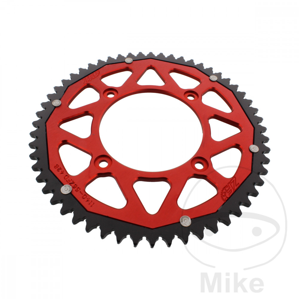 Levně ZF Sprockets rozeta Dual 56Z typ 428 červená ZF vnitřní průměr 100 rozteč děr 120 BETA RE 125 08-17, REV3 125 01-04, RR 125 LC 4T ENDURO 11-16, RR 125