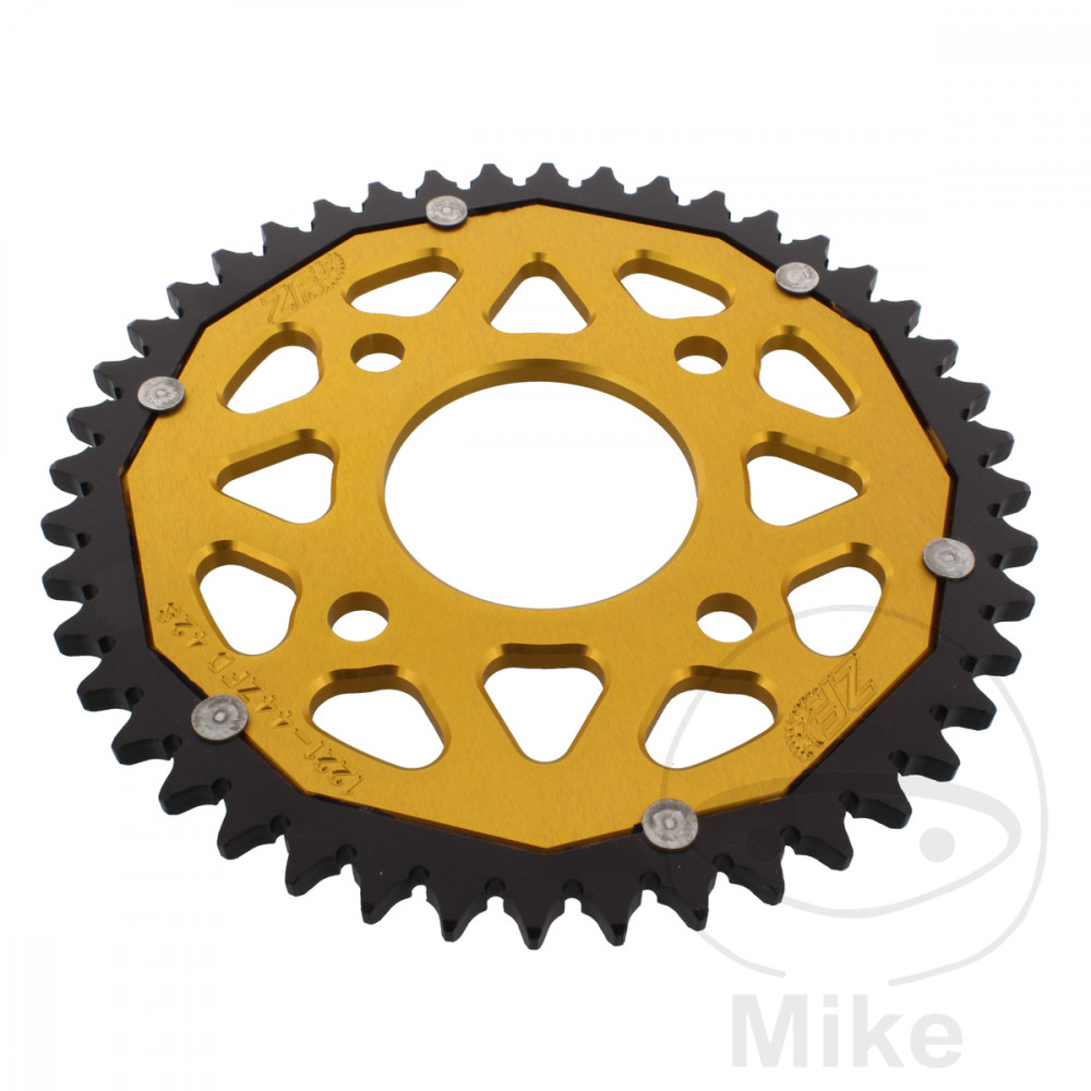 Levně ZF Sprockets rozeta Dual 44Z typ 428 zlatá ZF vnitřní průměr 058 rozteč děr 090 HONDA CB 125 F (GLR125) 15-16, CB 125 F (GLR125WH) CBS 17-20, CBR 125