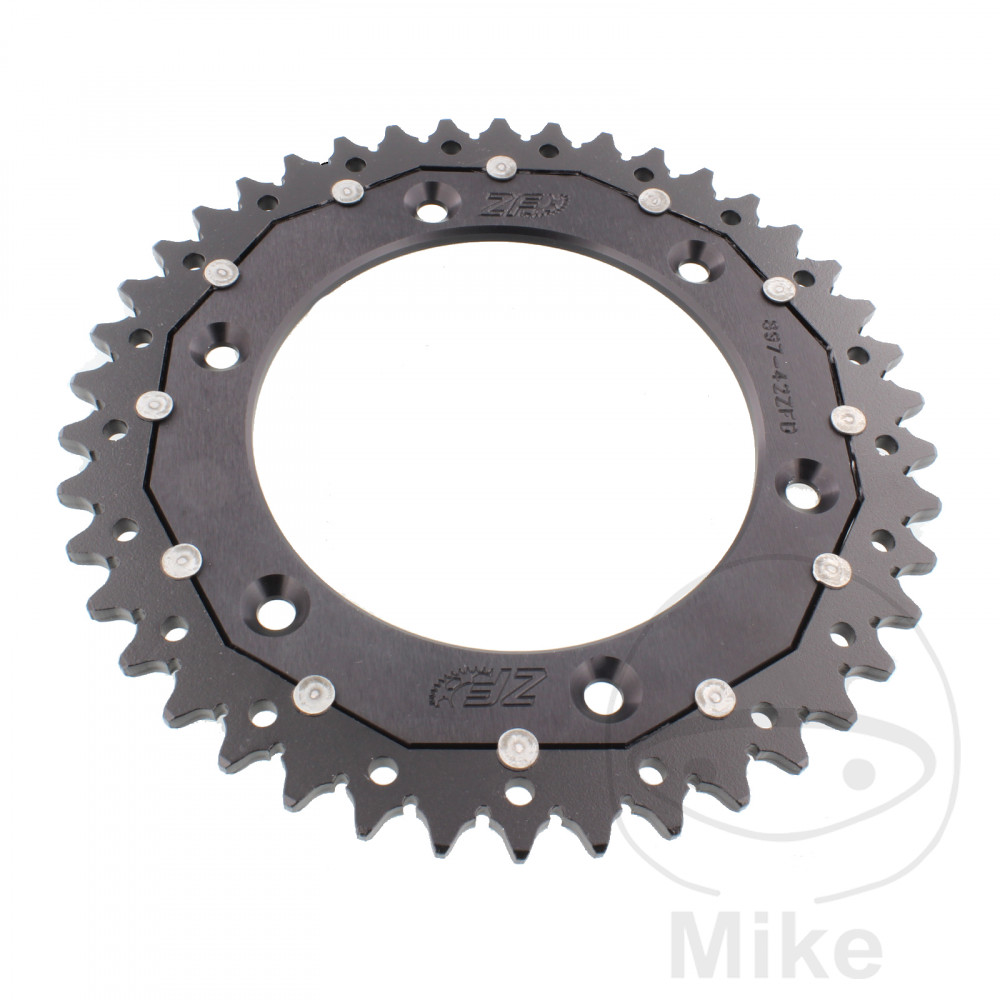 Levně ZF Sprockets rozeta Dual 42Z typ 520 černá ZF vnitřní průměr 125 rozteč děr 150 BETA ALP 40 350 FARBE ROT 24-25, ALP 40 350 FARBE WEISS 24-25, ALP X