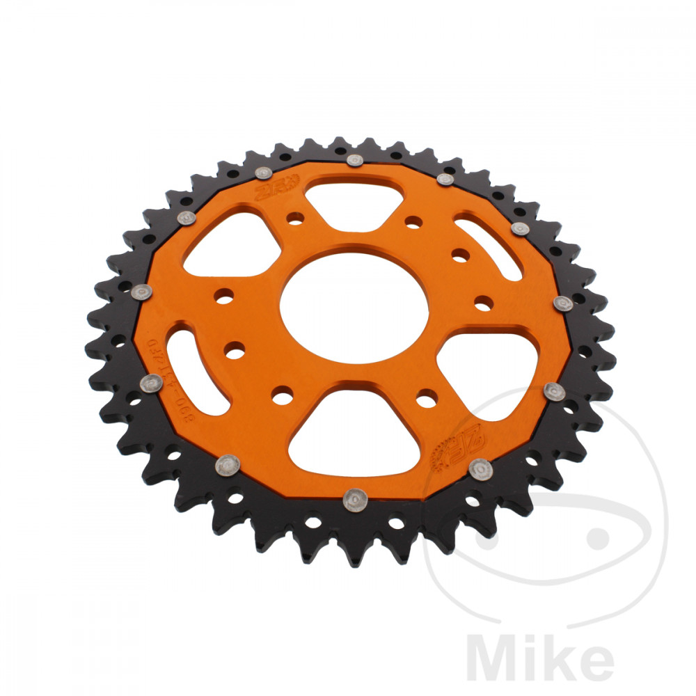 Levně ZF Sprockets rozeta Dual 43Z typ 520 oranžová ZF vnitřní průměr 063 rozteč děr 110 HUSQVARNA SM 400 R 05, SVARTPILEN 125 ABS 21-24, SVARTPILEN 401