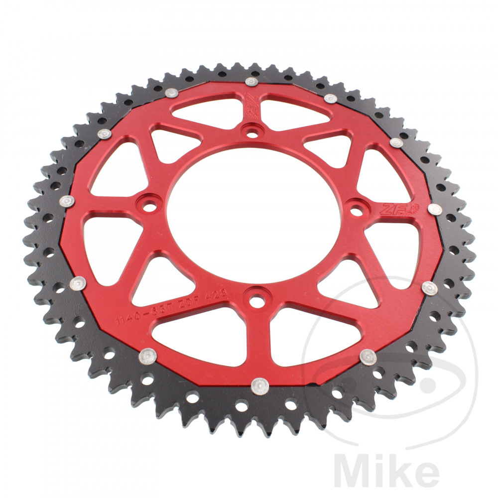 Levně ZF Sprockets rozeta Dual 63Z typ 428 červená ZF vnitřní průměr 100 rozteč děr 120 BETA RE 125 08-17, REV3 125 01-04, RR 125 LC 4T ENDURO 11-16, RR 125
