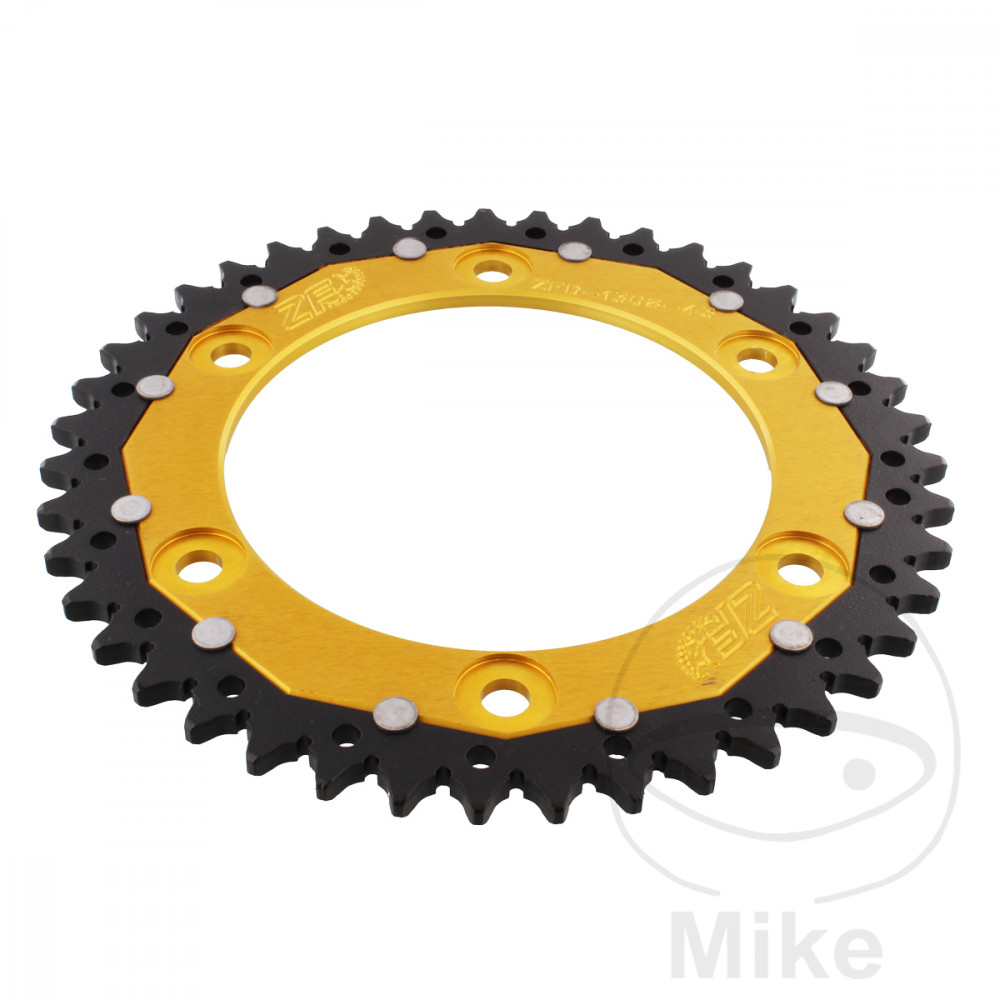 Levně ZF Sprockets rozeta Dual 43Z typ 520 zlatá ZF vnitřní průměr 134 rozteč děr 160 HONDA CBR 600 F 01-07, CBR 600 RR 03-16, CBR 600 RRA ABS 09-16, CBR